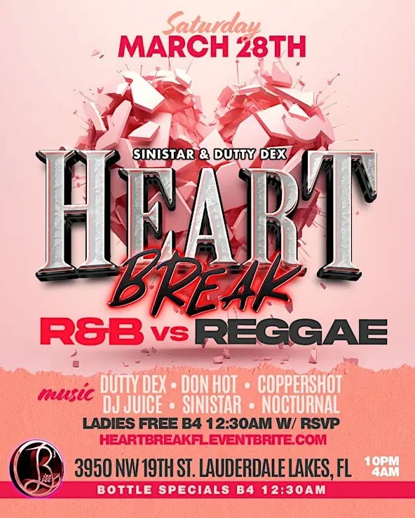 Heart Break 2026 - R&B vs Reggae