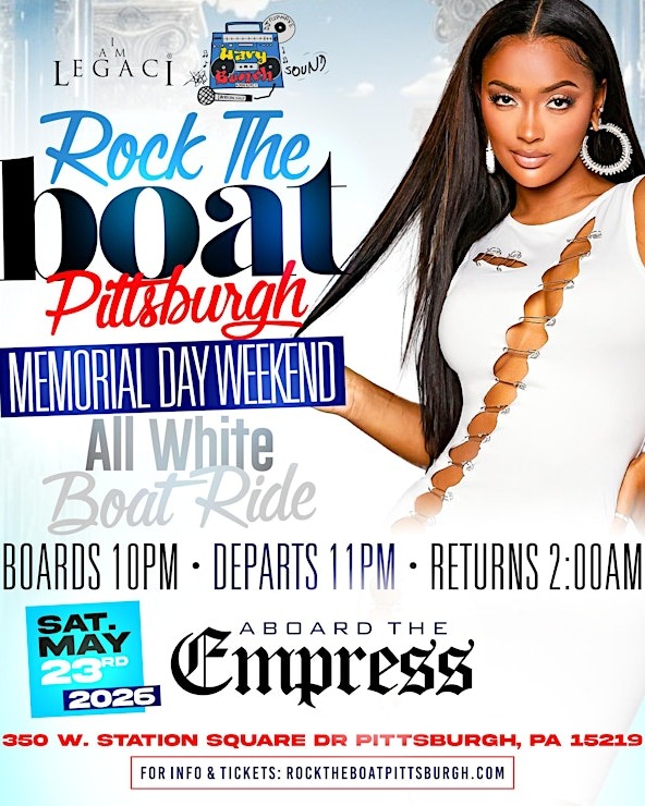 Rock The Boat Pittsburgh All-White Memorial Day Weekend 2026 Party Cruise