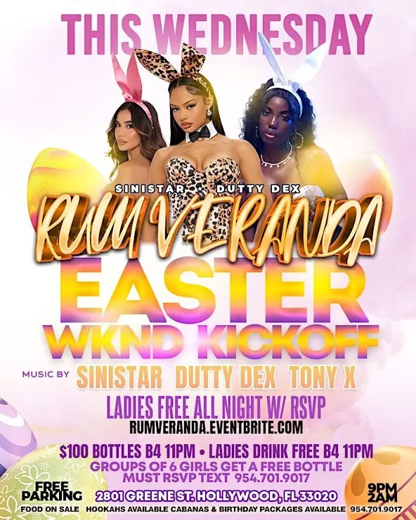 Rum Veranda - Easter Wknd Kick Off 2026