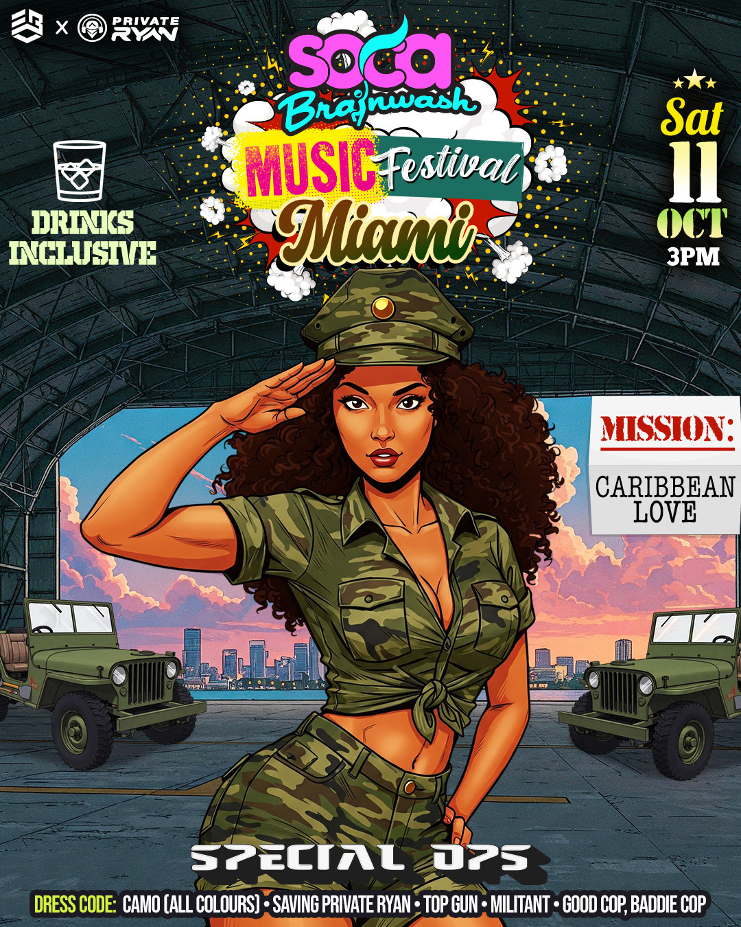 Soca Brainwash Miami 'Special Ops'