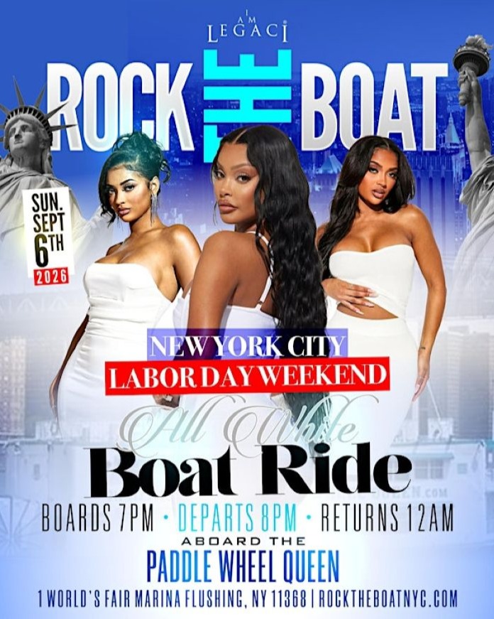 Rock The Boat NYC – Labor Day Weekend All White Boat Ride 2026